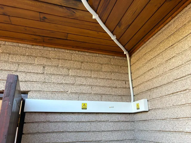 Rooftop solar panels installed on a second home in Bergvliet, Cape Town