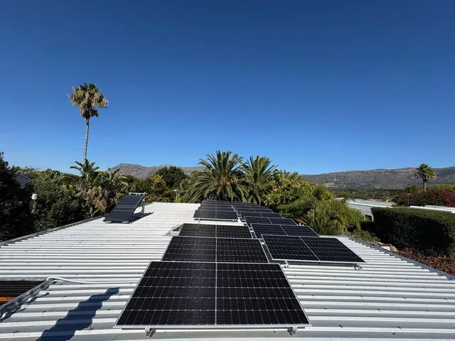 Solar inverter and battery installed on a third home in Bergvliet, Cape Town